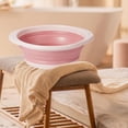 thumbnail image 4 of EGNMCR Organisateurs et Rangement de Garde-Robe, Bassine de Lavage Pliable Portable et Gain de Place Utilisation Multifonctionnelle Grande et Grande Capacité Bassine de Lavage pour Dortoir d'Étudiant Fournitures de Rentrée Bassine en Plastique, 4 of 6