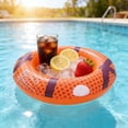 thumbnail image 4 of pstuiky Portable Inflatable Floating Cooler & Drink Holder Sphere-Shaped Pool Float with 4 Drink Slots Thickened Plastic for Durability, 4 of 6