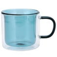 thumbnail image 3 of Glass Coffee Mug, Easy To  Glass Mug  For Water For Beverage For Wine For Coffee Light Green, 3 of 8