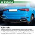 thumbnail image 3 of Unique Bargains Bumper Reflector No.83G945105 for Audi Q3 F3 2018-2022 Red 1 Pcs Rear Left, 3 of 8