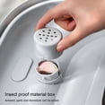 thumbnail image 3 of EGNMCR Storage Trunks Cereal Rice Food Storage Containers, Dispenser Bin With Rolling Wheel Airtight Locking Lid, Dog Pet Flour Plastic Leakproof Kitchen Pantry Hold folding cases, 3 of 7