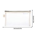 thumbnail image 1 of LSLJS Mesh Pencil Case Pouch, Transparent Stationery Pouch Pencil Case with Zipper Large Capacity Pencil Pouch Travel Makeup Bag Stationary Organizer Pen Bag, 1 of 1