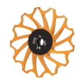 thumbnail image 2 of Bike Rear Derailleur Roller, Bicycle Rear Derailleur Wheel Metal Bearing  For Mountain Bike Gold, 2 of 8