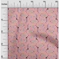 thumbnail image 1 of oneOone Viscose Jersey Peach Fabric Geometric Craft Projects Decor Fabric Printed By The Yard 60 Inch Wide-V2O, 1 of 5