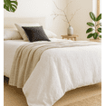 thumbnail image 3 of Q VITA Linen TENCEL Duvet Cover Set, Queen Size, 3-Piece Bedding for Adults – White Color, Soft, Breathable, OEKO-TEX Certified, Designed in Canada, 3 of 6