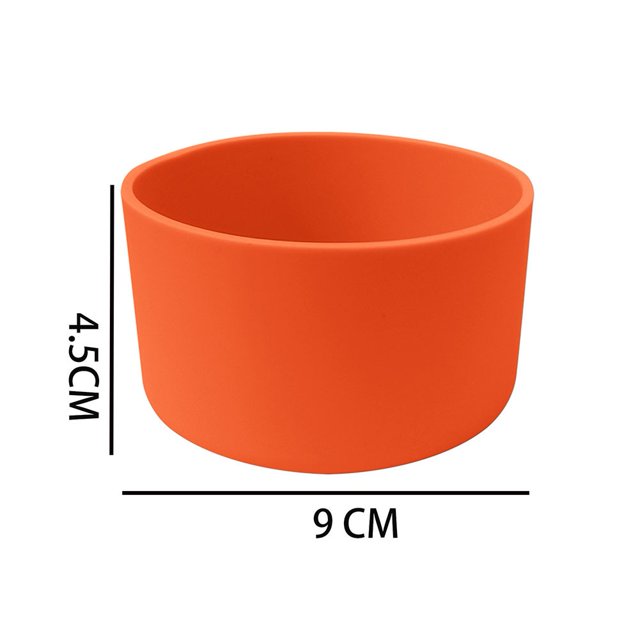 MYG Silicone Cup Cover Bottom Pad 9cm Diameter for 32/40oz Sports Bottles Heat Resistant Non-Slip Protection Multiple Colors Available