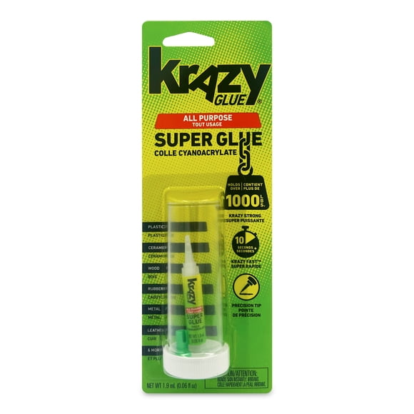 COLLE KRAZY GLUE LIQUIDE TOUT-USAGE 1,9 ML
