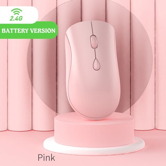 EGNMCR Mouse, Gaming Mouse Wireless 2.4G Silent Mouse Desktop Laptop Wireless Mouse (battery Type) a Bluetooth