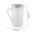 thumbnail image 3 of 2.5L Plastic Pitcher with Filter and Measurement Markings | Cold Beverage Dispenser for Coffee Tea Shops | Food Grade Commercial Drink Jug for Milk Tea Iced Coffee and Restaurant Use, 3 of 5
