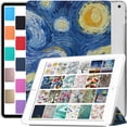 thumbnail image 1 of DuraSafe Cases iPad PRO 11 Inch 2020 2 2021 3 2022 4 Gen [ PRO 11 2nd 3rd 4th ] Shockproof Printed Cover with Clear Transparent Back Shell - Starry Night, 1 of 7