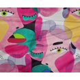 thumbnail image 5 of oneOone Polyester Spandex Medium Pink Fabric Abstracts Sewing Craft Projects Fabric Prints By Yard 56 Inch Wide, 5 of 5