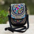 thumbnail image 4 of Up to 65% off Womens Ethnic Style Embroidered Retro Backpack Mini Coin Purse Small Bag, 4 of 6