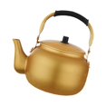 thumbnail image 1 of Portable Tea Kettle Kettle Anti-scalding Handle Lightweight Gold Multifunction Kettle for Outdoor Kitchen Hiking Camping   Gold, 1 of 9