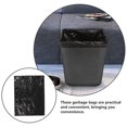 thumbnail image 3 of COMPUKAS 25Pcs Strong Black Plastic Trash Bags Hdpe Garbage Bags for Office Bedroom Kitchen Waste, 3 of 6