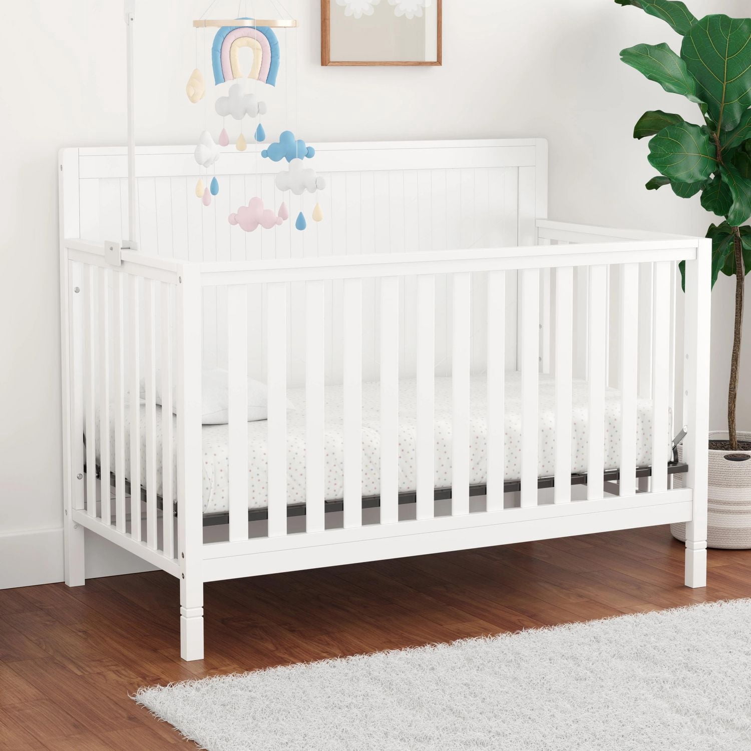 Lit de bébé 4-en-1 Aria Concord Baby - Blanc