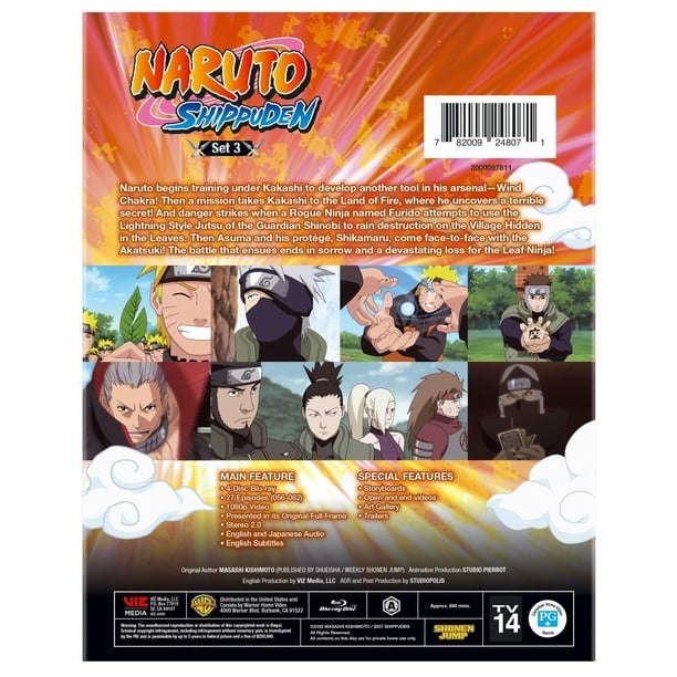 Naruto Shippuden Set 3 (Three) [Blu-ray] - Walmart.ca