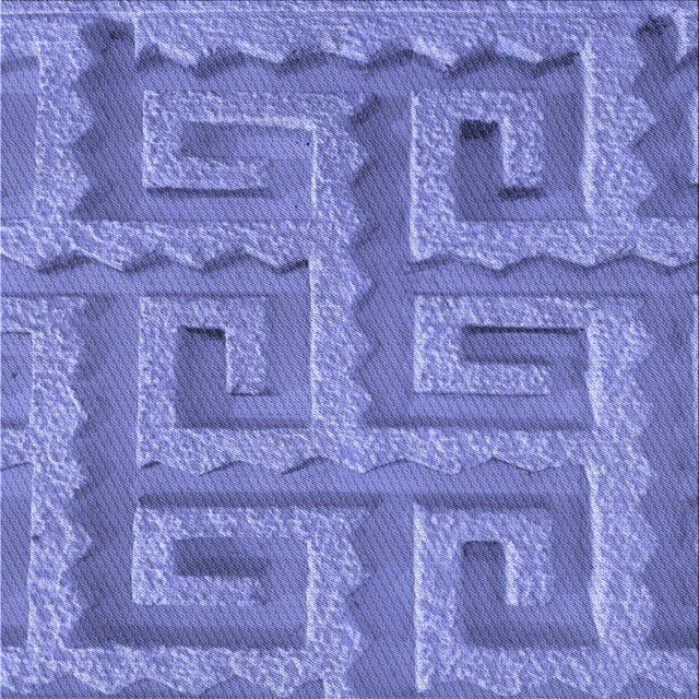 Ahgly Company Tapis d'Intérieur Lavable en Machine Carré Transitionnel Mimosa Violet, 8 Pieds Carré