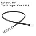 thumbnail image 2 of Unique Bargains 10K NTC Thermistor Probe 11.8 Inch Temperature Sensor for Air Conditioner, 2 of 3