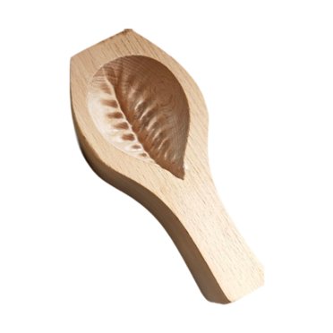 Luzkey Mamoul Cookies Mold Wooden Easter Festival Mold Baking Mold DIY Hand Pressed Large Leaves