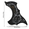 thumbnail image 2 of Pickguard, Acoustic Guitar Pickguard 2Pcs Durable Self-adhesive Pickguard, For 41" Folk Guitar, 2 of 8