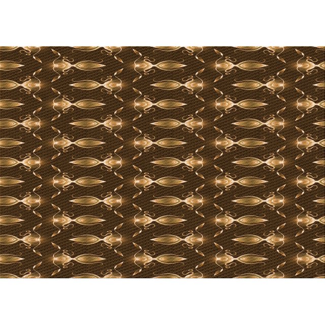 Ahgly Tapis Rectangulaire Lavable en Machine Intérieur Transitionnel Marron Clair, 3 Pieds x 5 Pieds
