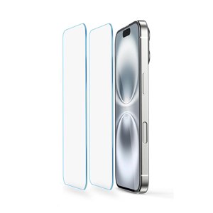 Pour iPhone 16 6,1 pouces HD protecteur d'écran, l'écran est anti-goutte, anti-rayure et anti-empreinte