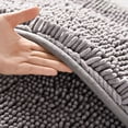 thumbnail image 4 of Bath Mats for Bathroom,Thick Soft Non Slip Full Wrap Bath Mat - Water Absorbent Washable Bathroom Rug for Shower and Floor, 4 of 9