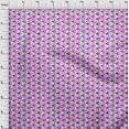 thumbnail image 4 of oneOone Cotton Flex Purple Fabric Geometric Craft Projects Decor Fabric Printed By The Yard 40 Inch Wide, 4 of 4