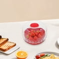 thumbnail image 4 of Vegetable Storage Container With Lid For Refrigerator | Airtight Reusable Produce Keeper, Freshness Saver For Onions, Avocados, Tomatoes, Lemons | Transparent Organizer, BPA-Free Polypropylene, 1, 4 of 5