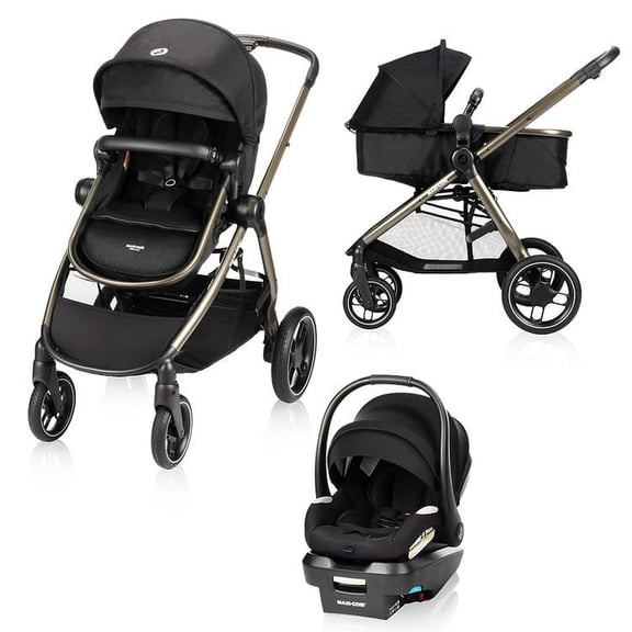 Maxi Cosi - Zelia Luxe Système de Voyage Modulaire 5-en-1 (Noir Basalte)