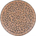 thumbnail image 3 of vidaXL 3 Piece Bistro Set Ceramic Tile Terracotta, 3 of 5