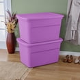 thumbnail image 4 of Sterilite 30 Gal./ 114L Tote - Violet, 4 of 4