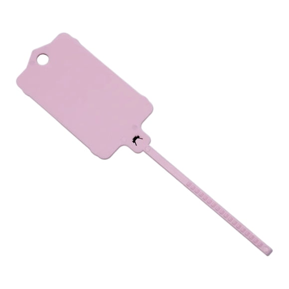 Langgg 100piece Easy To Plastic Tie Mark Label For Quick And Efficient Labeling Pink
