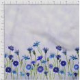 thumbnail image 2 of oneOone Georgette Viscose Fabric Leaves & Flower Panel Fabric Prints By Yard 42 Inch Wide, 2 of 3