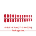 thumbnail image 3 of 1 Set Glue on Nails Medium Length Files Medium Length Press Stick Full Cover Wraps Art Decals Artificial Beauty Tool Manicure Kit Decorations 4, 3 of 6