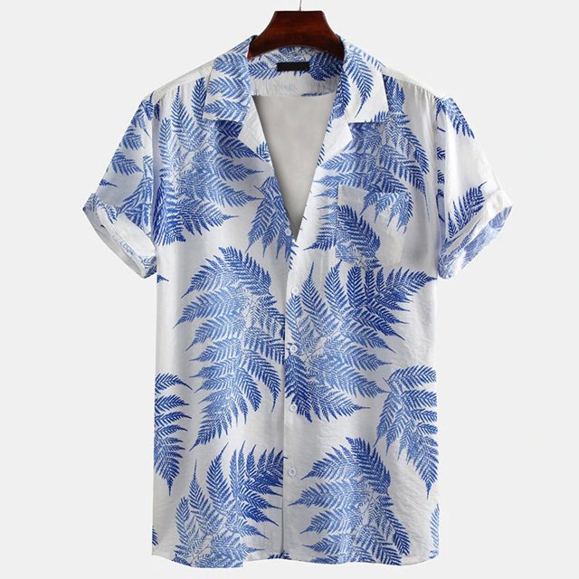 Chemise à Manches Courtes à Boutons pour Hommes, Mode Décontractée et Confortable