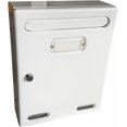 thumbnail image 1 of Outdoor Wall Mailbox Locking Letter Box Post Box Mailbox with Front Mail Slot Compact Surface Mounted Galvanized Steel Weatherproof Suitable for Porch entryway gate Outdoor Walls, 1 of 6