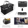 thumbnail image 2 of Large Insulated Picnic Basket, Water Resistant & Leakproof Collapsible Portable Cooler Basket Set, 2 of 4