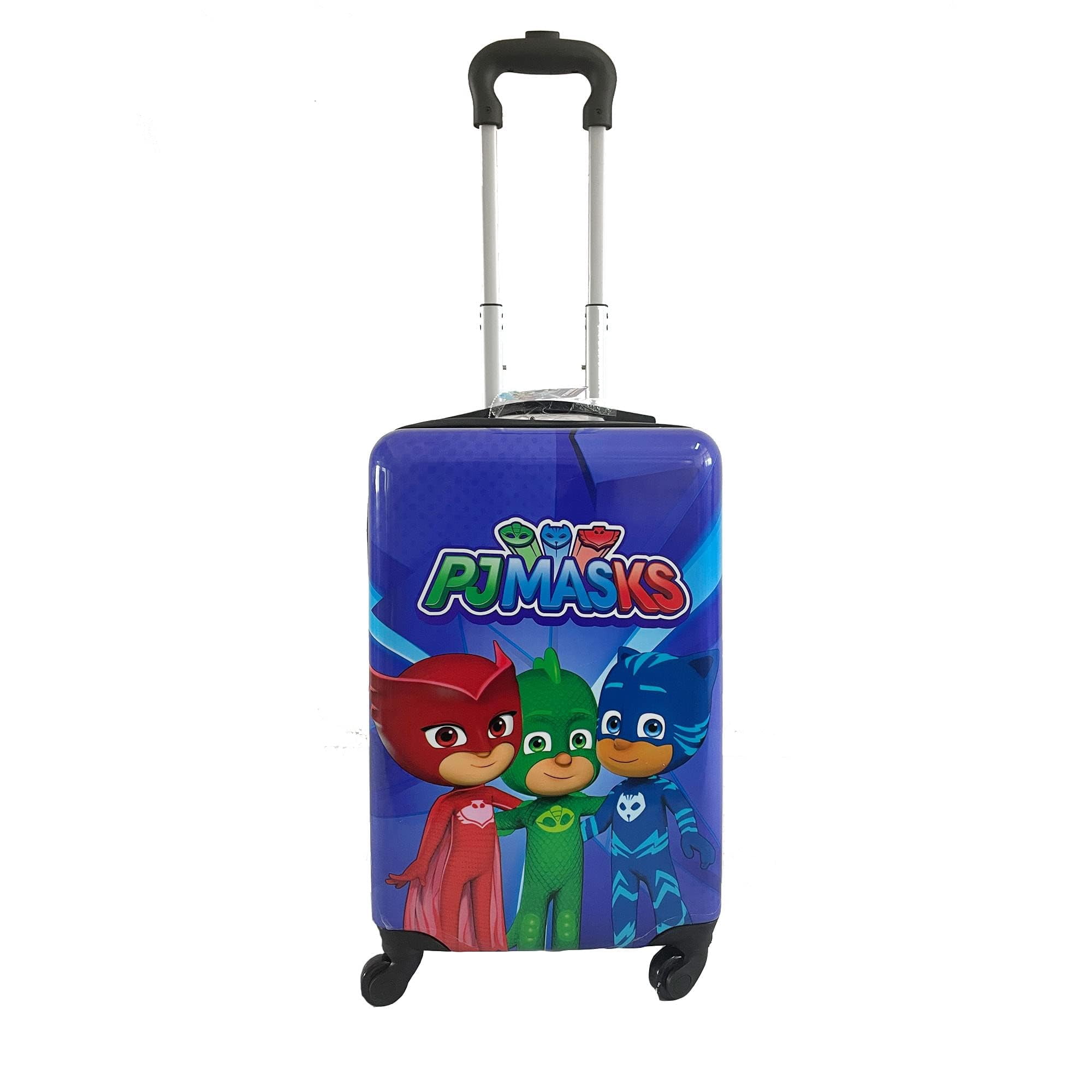 Fast Forward PJ Mask Luggage 20 inch Hardside Tween Spinner Carry-on Suitcase for Kids