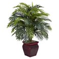 thumbnail image 1 of Areca avec Jardinière Décorative Plante en Soie, 1 of 5