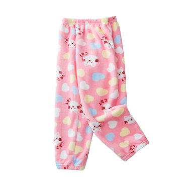 WEAIXIMIUNG Baby Pants 0-3 Months Brown Toddler Children Pants Winter Girls Boys Trousers Cartoonprinted Warm Pants