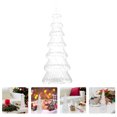 thumbnail image 2 of 1 Pce Décoration de Table en Verre Design Arbre de Noël, 2 of 9