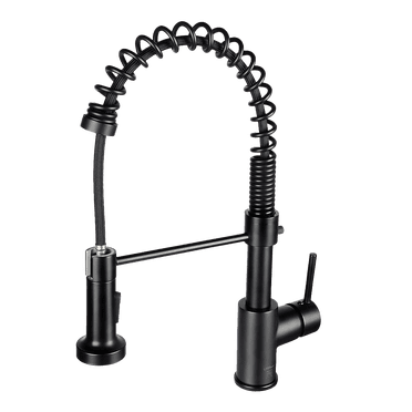 Pull-Down Kitchen Faucets, Spring Sink Faucet with Pull-Out Spray, High-arc Single Handle and 360 Degree Swivels