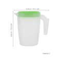 thumbnail image 2 of SKISUNO 2PCS Mixing Pitcher Sleek Design High Capacity Light Green for Cafes, 2 of 8