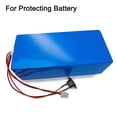 thumbnail image 4 of Unique Bargains Tube Rétractable en PVC Transparent 70mm Plat 4m pour Grand Pack de Batteries, 4 of 5