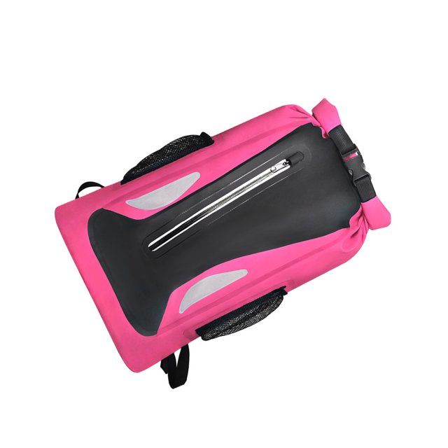 ruzhgo Sacs à Dos Imperméables Sac à Dos Imperméable Grande Capacité Large Application Sac Camping Randonnée Dérive Natation en Plein Air Jaune Rose