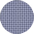 thumbnail image 1 of Ahgly Company Tapis Rond Lavable en Machine Intérieur Transitionnel Bleu Céleste, 6 Pieds Rond, 1 of 7