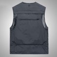 thumbnail image 4 of Birdeem Mens Work Clothes Jacket Solid Color Stand Collar Multiple Pockets Outdoor Sports Photography Leisure Coat, 4 of 10