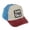 Blue_001, variant on Aocisk Kids Unisex Baseball Cap with Leather Emblem Adjustable Backstrap for Toddler Outdoor Daily Wear Grey One Size