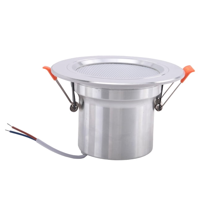 3" Full-Frequency Ceiling-Mounted Bluetooth Speaker, 6-12W/8Ω USB-Powered Audio System with 10M Wireless Range, 24H Playtime, 85dB Sensitivity, Φ95-100mm Installation Hole, 250g Mini Home Background